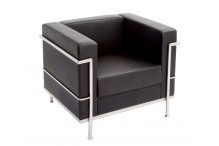 Neptune Chair Range - Black PU - CHNEP