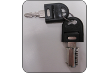 Ausfile® Spare Barrel with 2 Keys - Steel Products - KEYBS