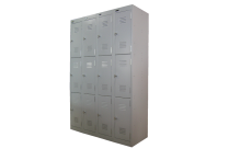 Ausfile® Locker 3 Door - 300mm wide Bank of 4 - AL3D300BK4 / MC6D