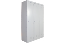 Ausfile® Locker 1 Door - 300mm wide Bank of 3 - AL1D300BK3 / MC4C