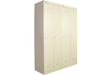 Ausfile® Locker 1 Door - 300mm wide Bank of 4 - AL1D300BK4 / MC4D