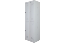 Ausfile® Locker 2 Door - 300mm wide Bank of 2 - AL2D300BK2 / MC5B