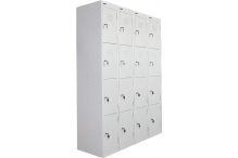 Ausfile® Locker 4 Door - 300mm wide Bank of 4 - AL4D300BK4 / MC7D