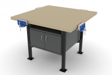 Eclipse® Manual Arts Wood Work Bench - EMHDWD12W