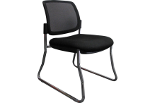 Eclipse® Apeks Chrome Sled Base Visitor Chair - CHAPVS