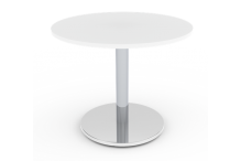 Eclipse Pedestal Table Chrome - 900D - BMD900