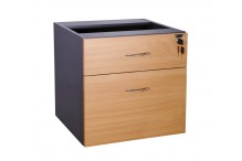 Eclipse® Banksia Fixed Pedestal 1 Pen / 1 File Drawer - EBFP1P1F