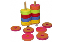 Eclipse® Donut Floor Cushions - 2 Post Trolley - 20 Cushions - ECDFC2P