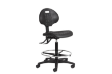 Eclipse® Curie Lab Stool Chair - With Castors - CHLS3