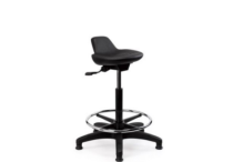 Eclipse® Curie Lab Stool - Contour - With Glides - CHLS2