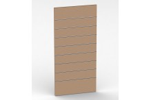 Eclipse Slat Wall End Panel Single Sided - 1500 x 385 x 25mm - LMPS15S