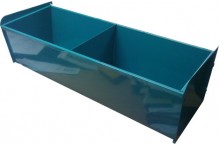 Eclipse® Classic Steel Library Shelving Browser Bin Box - 250mm - LIBBB250