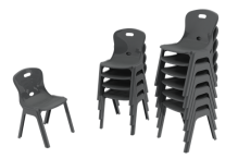 Eclipse® Lynx Poly Chair - 350h - CHLYNX350