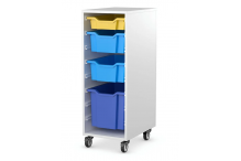 Eclipse Melamine Gratnells Tray Trolley - 1 Bay 1000h (Tray Set 2) - TT4