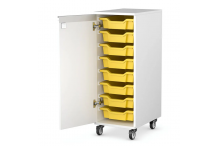 Eclipse Melamine Gratnells Tray Trolley - Lockable - 1 Bay 1000h (Tray Set 1) - TT20