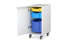 Eclipse Melamine Gratnells Tray Trolley - Lockable - 1 Bay 800h (Tray Set 2) - TT21