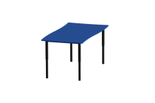 Eclipse® Swerve Education Desk - Adjustable Height - DAH12600