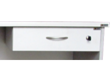 Eclipse® Banksia Melamine Fixed Pedestal - 1 pen drawer - EBFP1PG