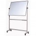 Mobile Pivoting Whiteboard 1200mm x 900mm - VMWB1209P