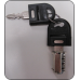 Ausfile® Spare Barrel with 2 Keys - Steel Products - KEYBS
